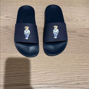 Women’s  Blue Ralph Lauren Polo Slide Sandals